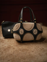 Black  x suede beige
