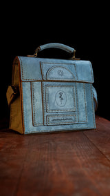 Suede baby blue