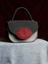 Stone black x gray x velvet burgandy